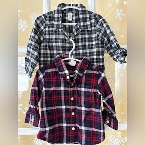 Baby Gap baby boys button down collard shirts. Two for price of one! 6-12 month